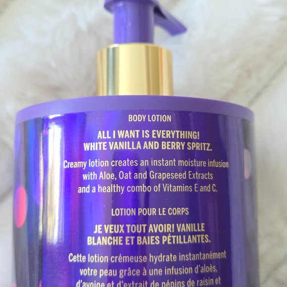 Victoria's Secret PINK All I Want Body Lotion Holiday Collection 16.9oz/500ml - Picture 7 of 9